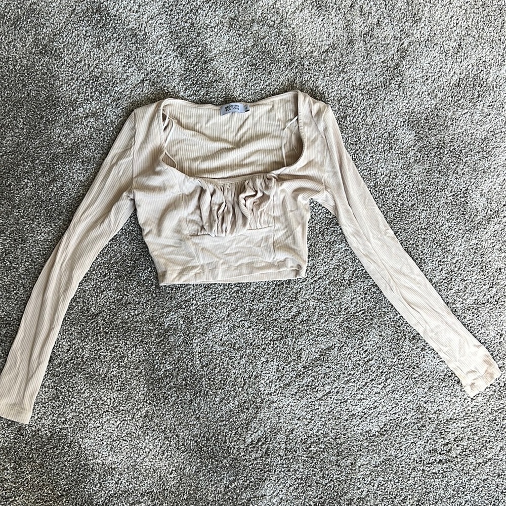 Beginning Boutique beige top